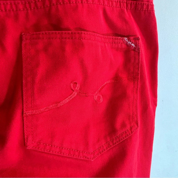 LR BY LRG Sz 36 Jeans Men 100% Cotton  in Red Tapered Leg - Picture 5 of 11